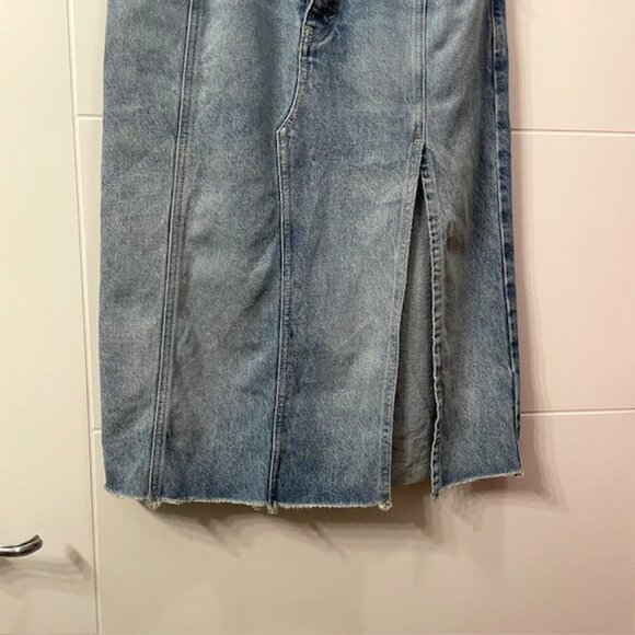 NWOT Free People Mambo Denim Midi Skirt Size 27 - Picture 9 of 16